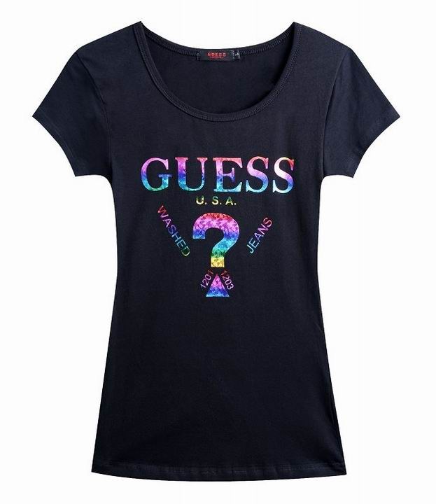 Guess short round collar T woman S-XL-025
